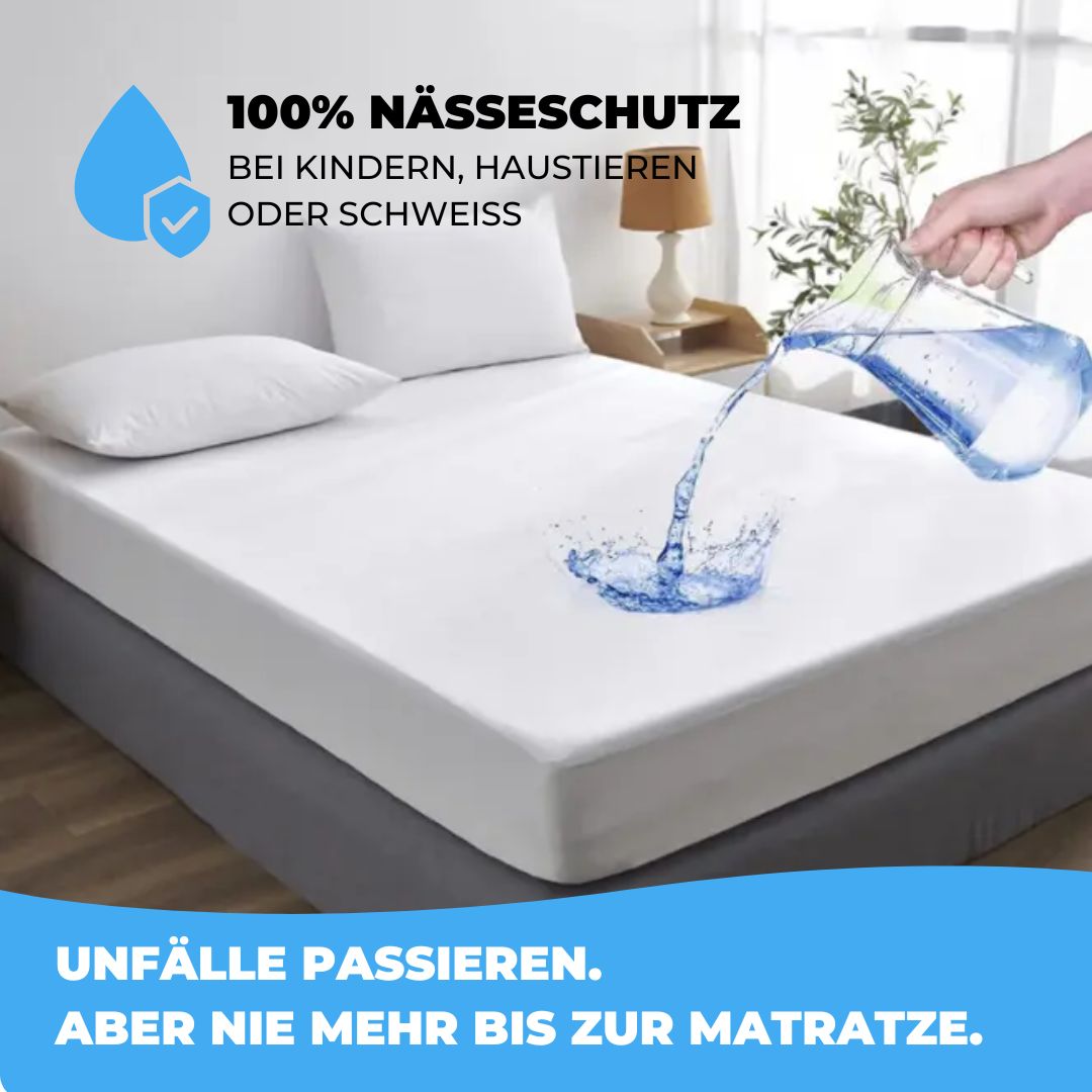 Premium Matratzenschoner 100 % Baumwolle Renforcé (Naturfaser)