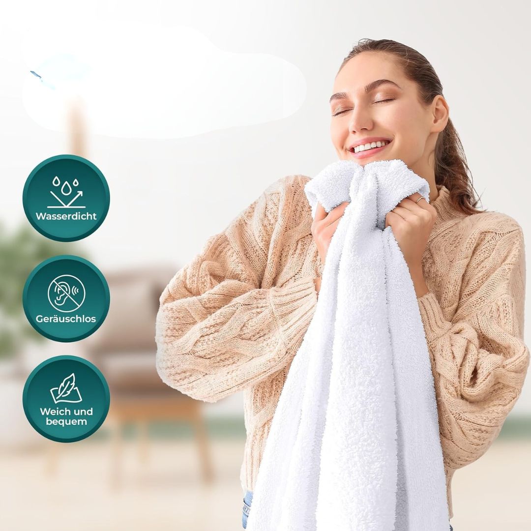 Premium Matratzenschoner Gesteppt 100 % Baumwolle Renforcé (Naturfaser)